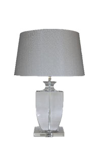 Wide crystal lamp