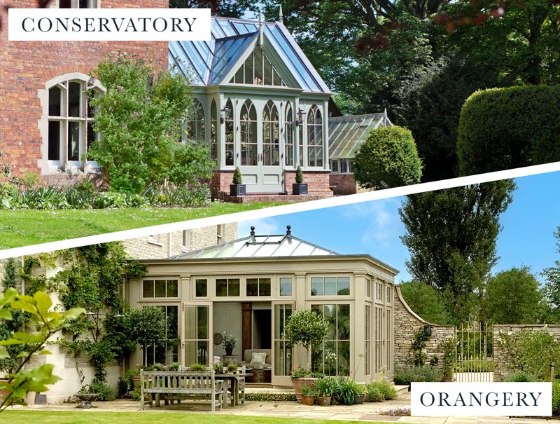 What's the difference between a conservatory and an orangery?