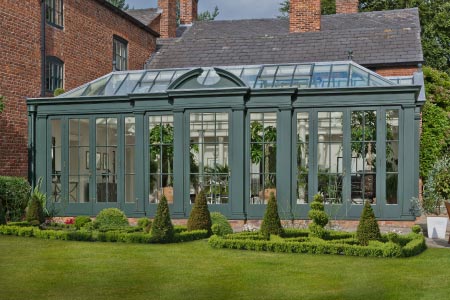 Georgian orangery designed for a property in Cheshire