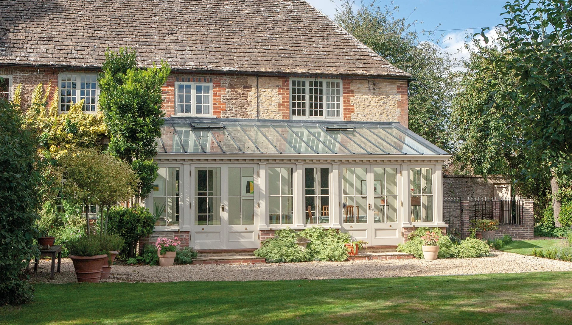 Alternate view of lean to conservatory