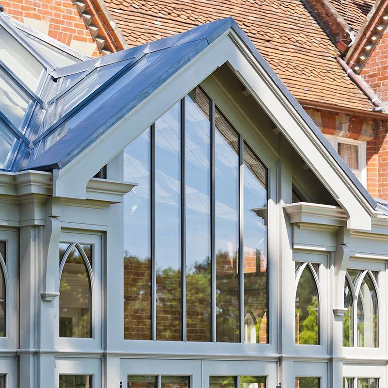Conservatory with a bargeboard