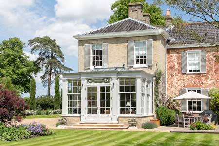 Addition of an orangery adds 21st century charm and efficiency to this period property