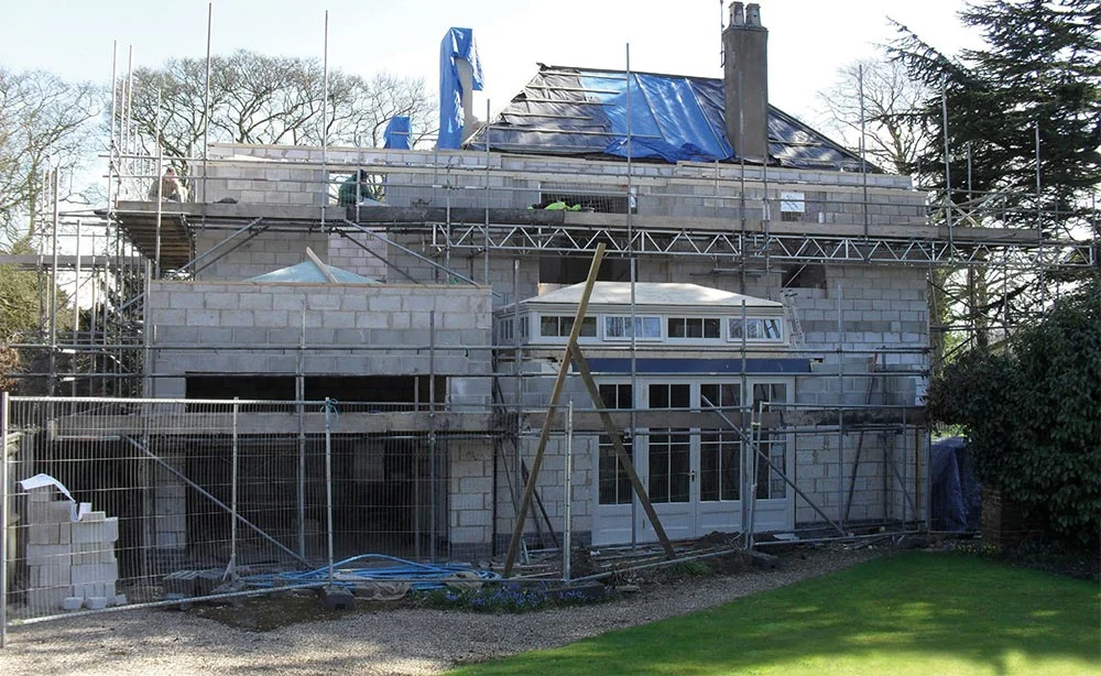 Picture before orangery extension