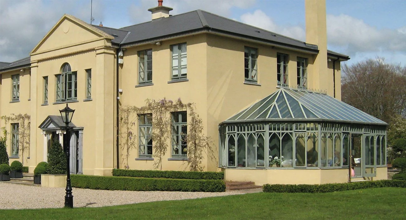Before picture of conservatory extension