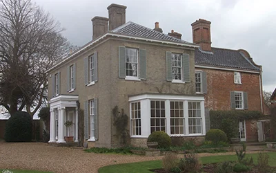 before picture of country house