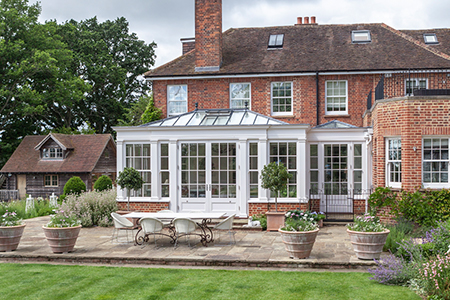 A glazed addition which provides two different functions.