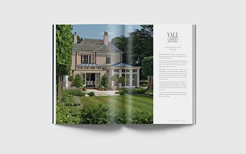 Page from the Vale Garden Houses brochure