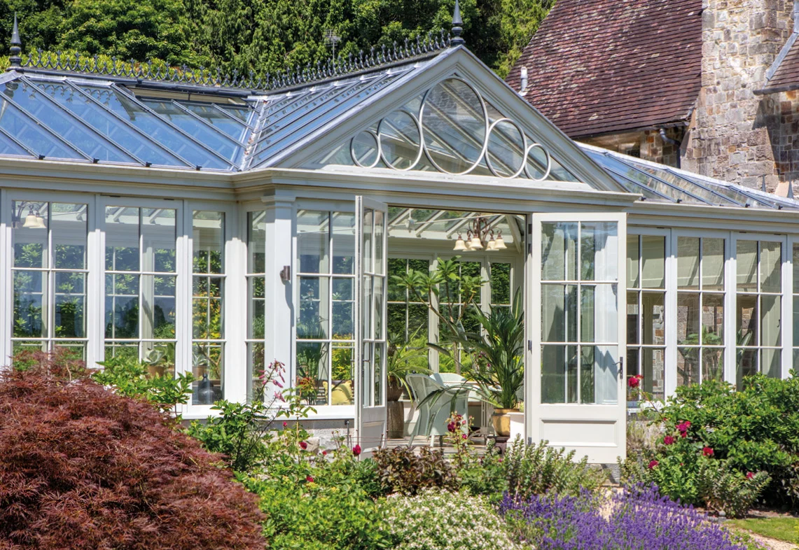 side extension to country home