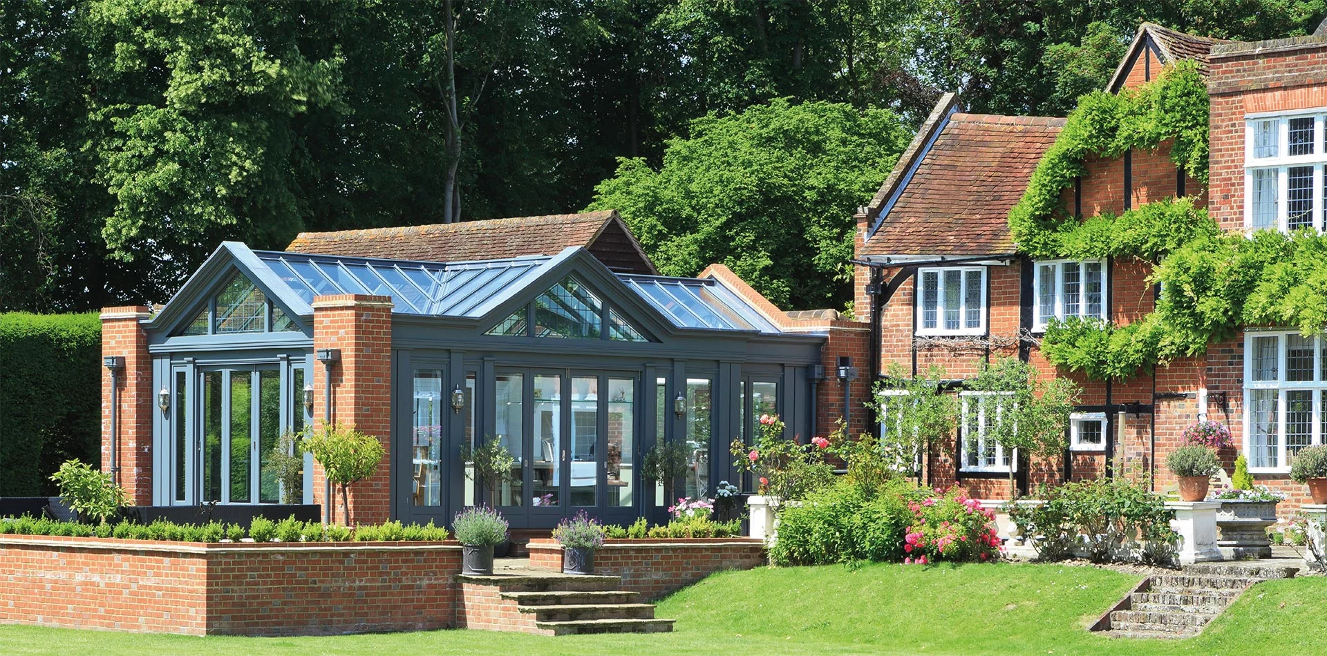 Contemporary conservatory extension project