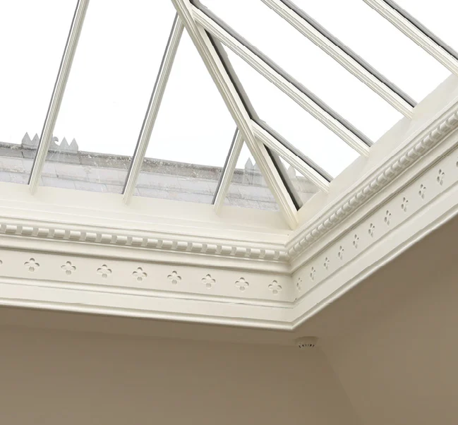 decorative detail in roof light