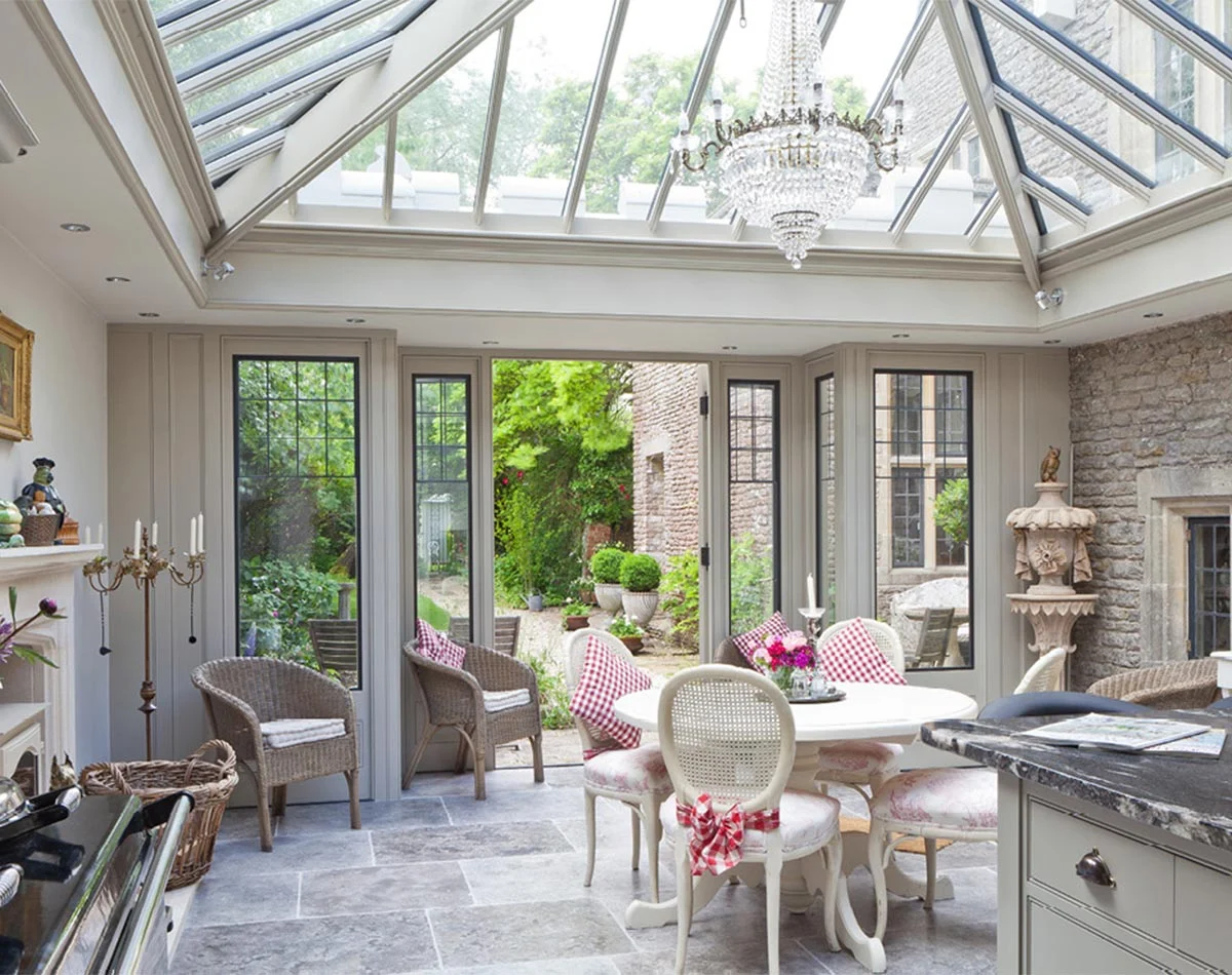 Design considerations for a kitchen orangery