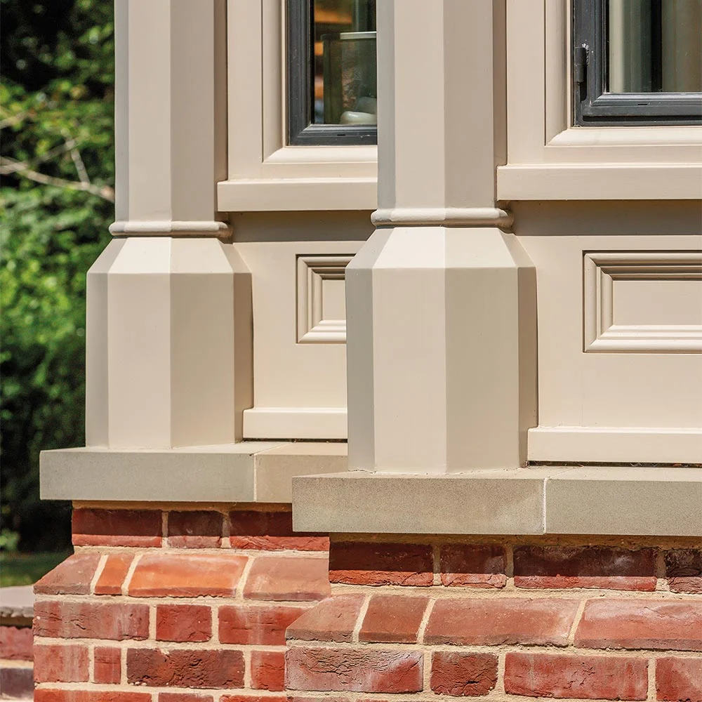 Close up view of orangery detail