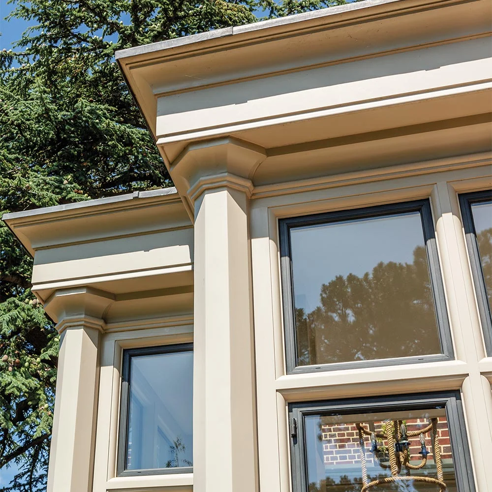 Close up view of orangery detail