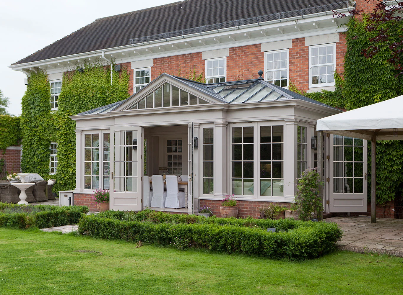 Dining room conservatory from outside