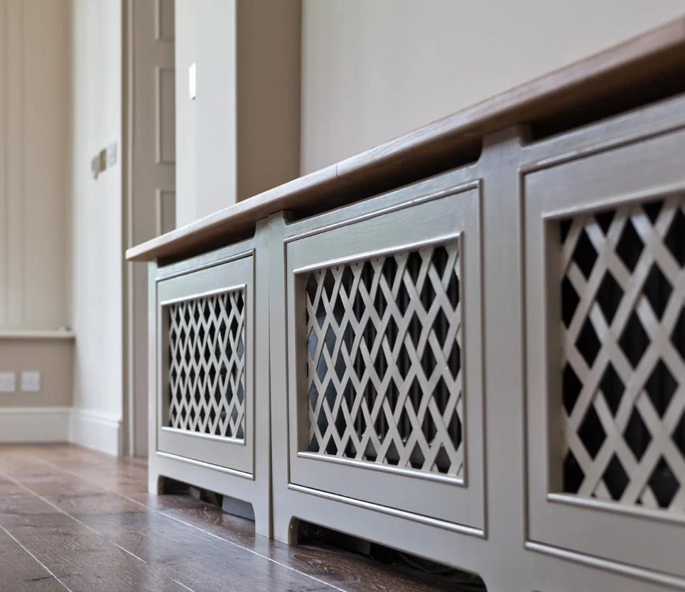 Orangery designed with concealed radiators for heating