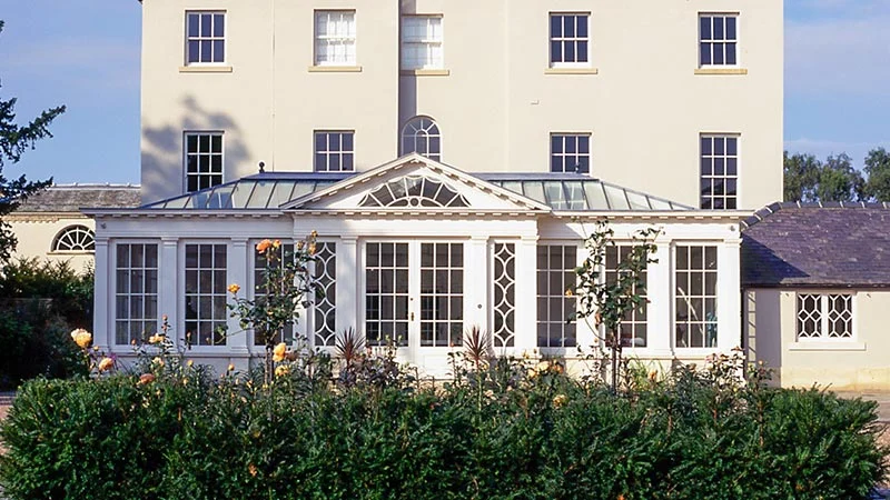 Example of a large Georgian orangery project