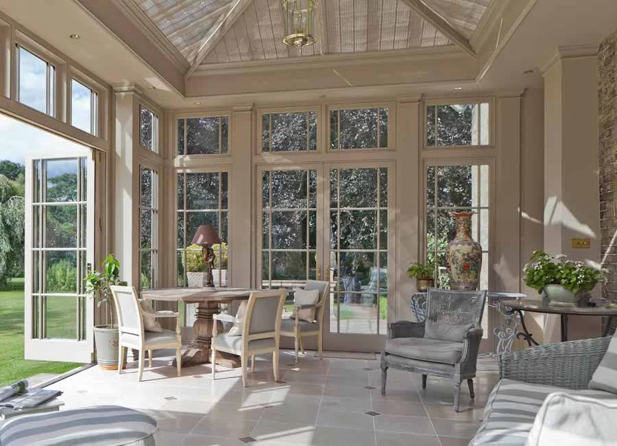 Example of an orangery interior