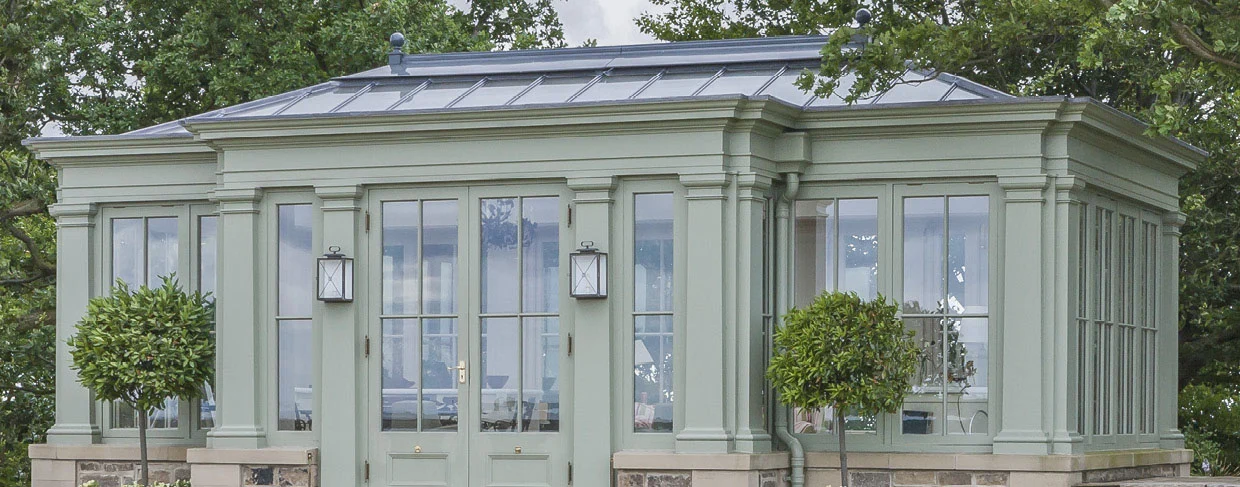Example of external wall lighting