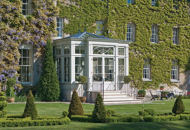 Example of a Georgian orangery extension