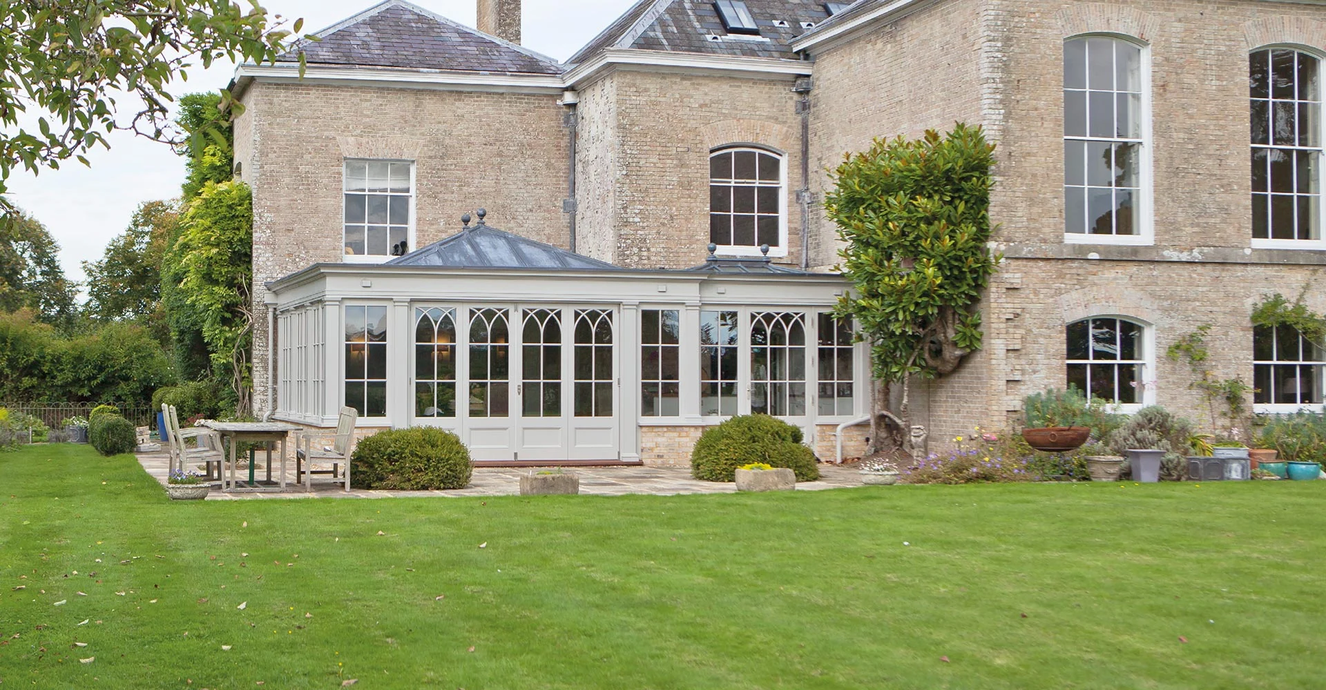 Georgian orangery extension to period property