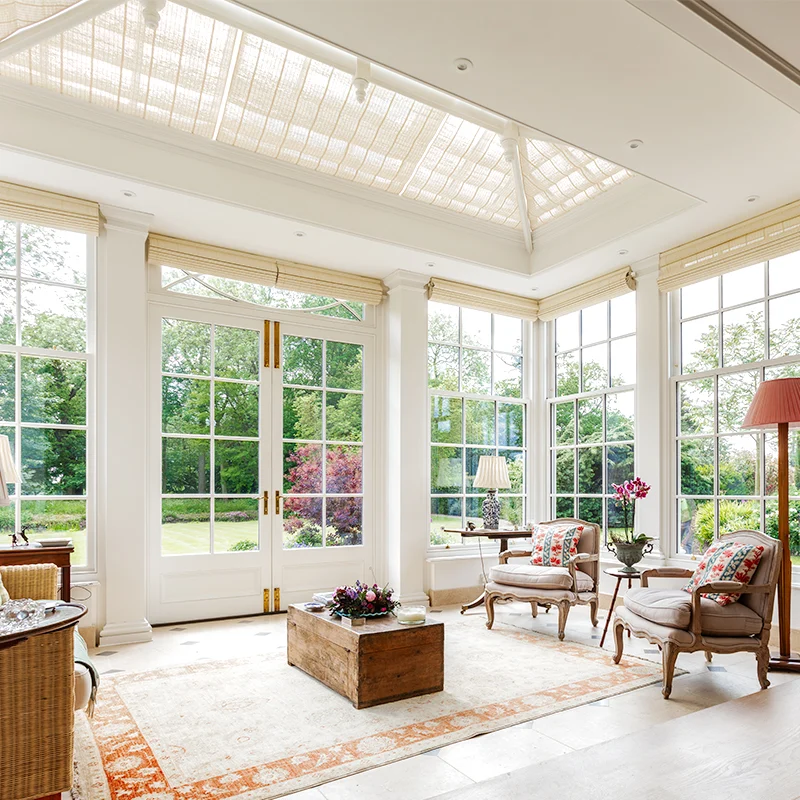 Inside of country home extension