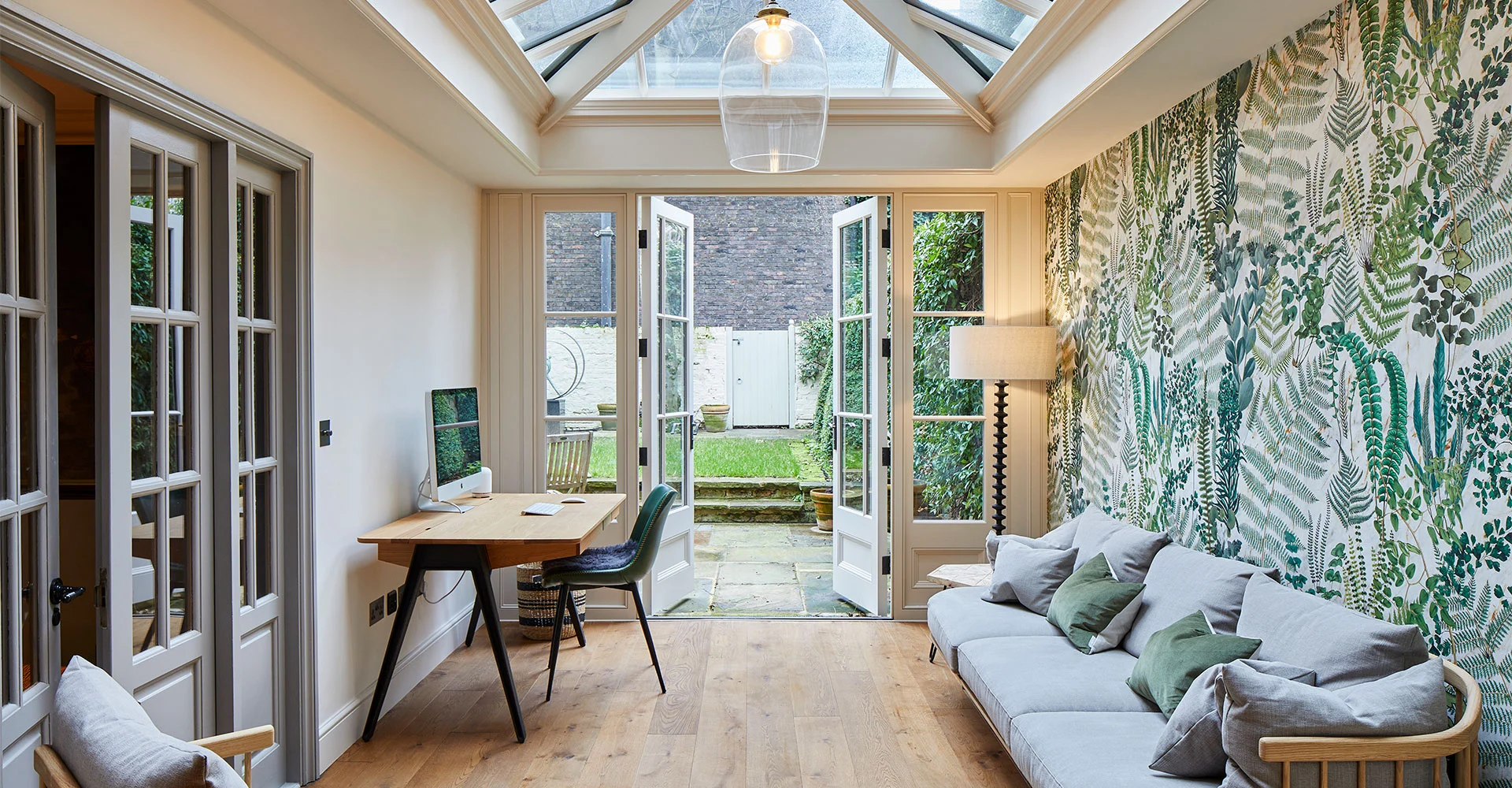 Interior of small orangery