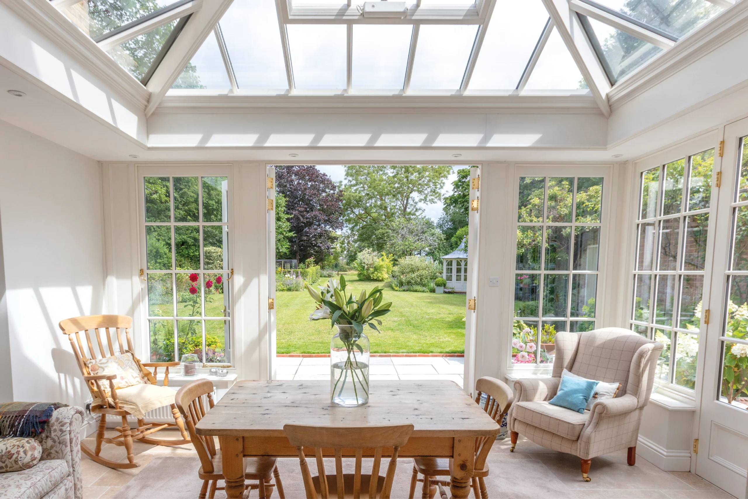 Internal view of orangery extension
