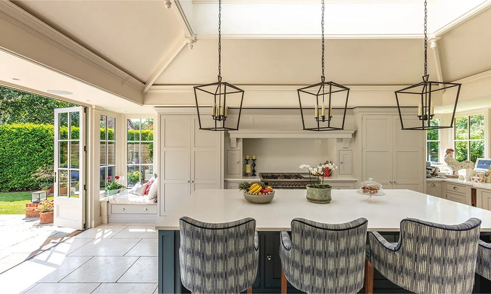 Purpose built kitchen orangery extension