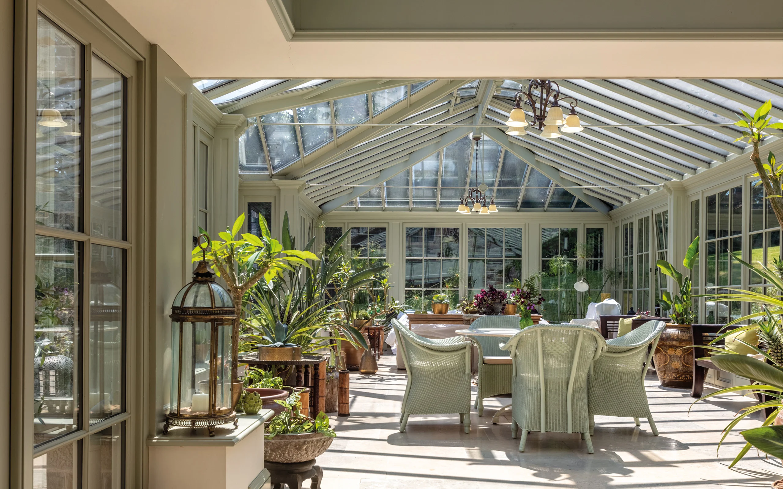 Luxury orangery on a beautiful Georgian country home