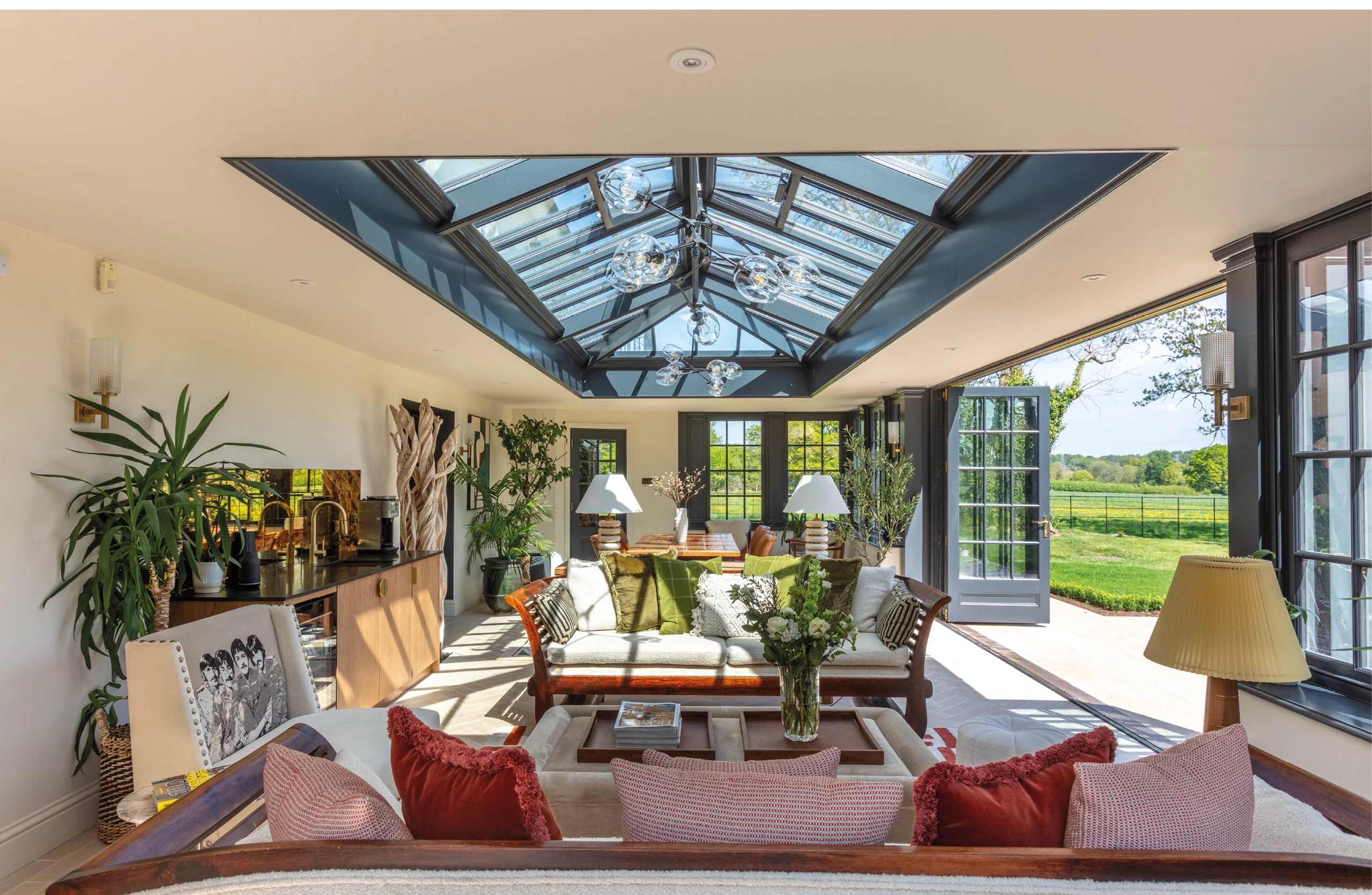 Luxury orangery on a beautiful Georgian country home