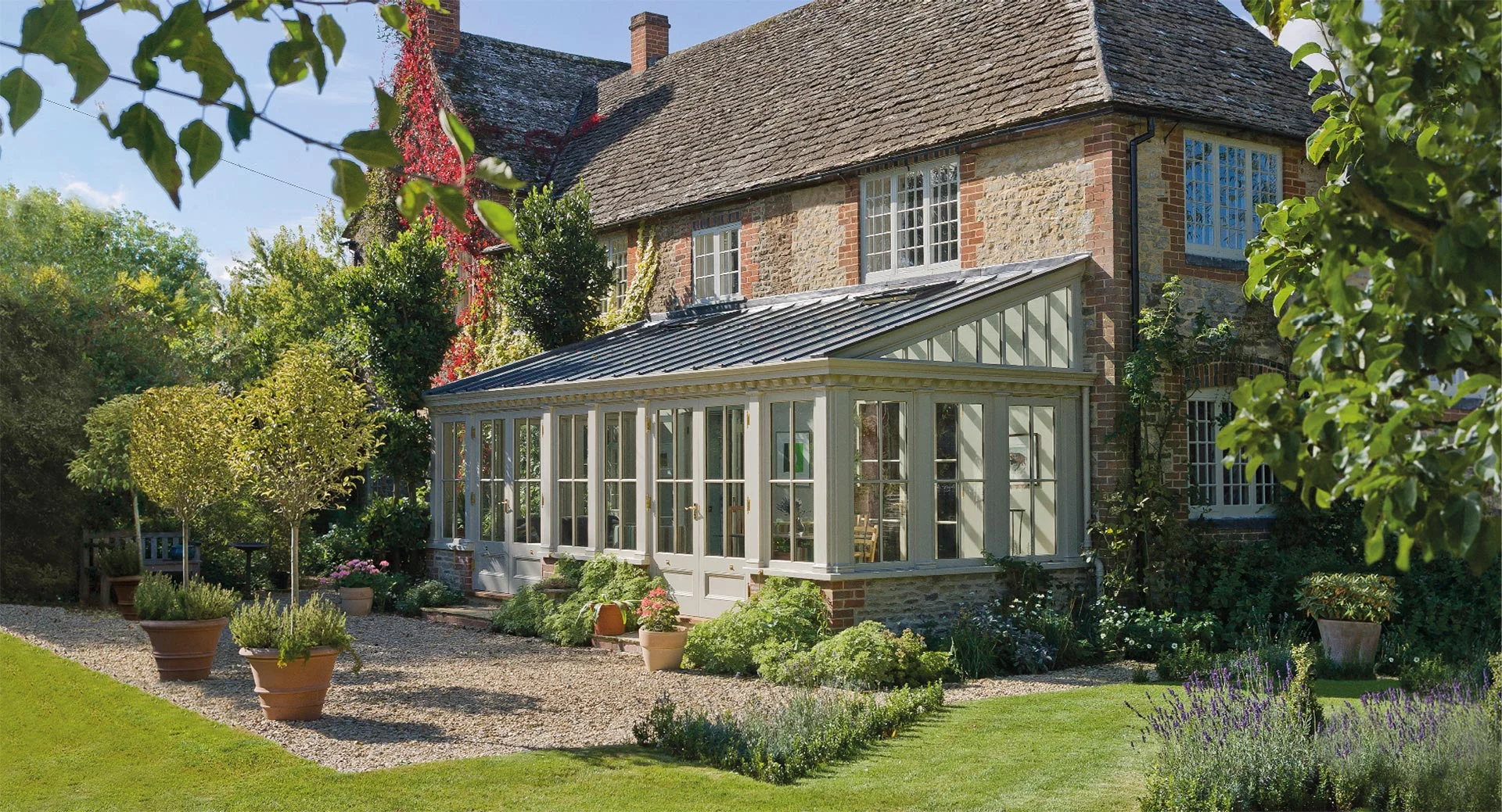 Lean to bespoke conservatory