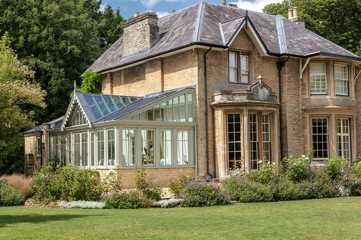 Listed country house with lean to extension