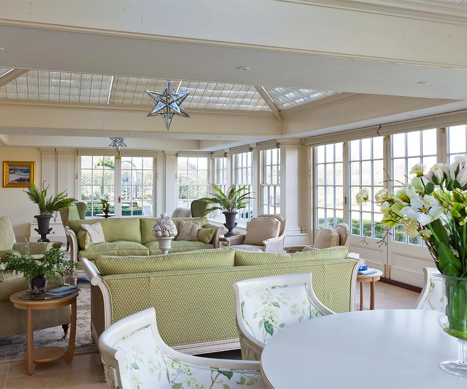 Example of a living room orangery