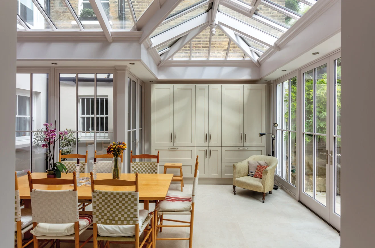 side extension to country home