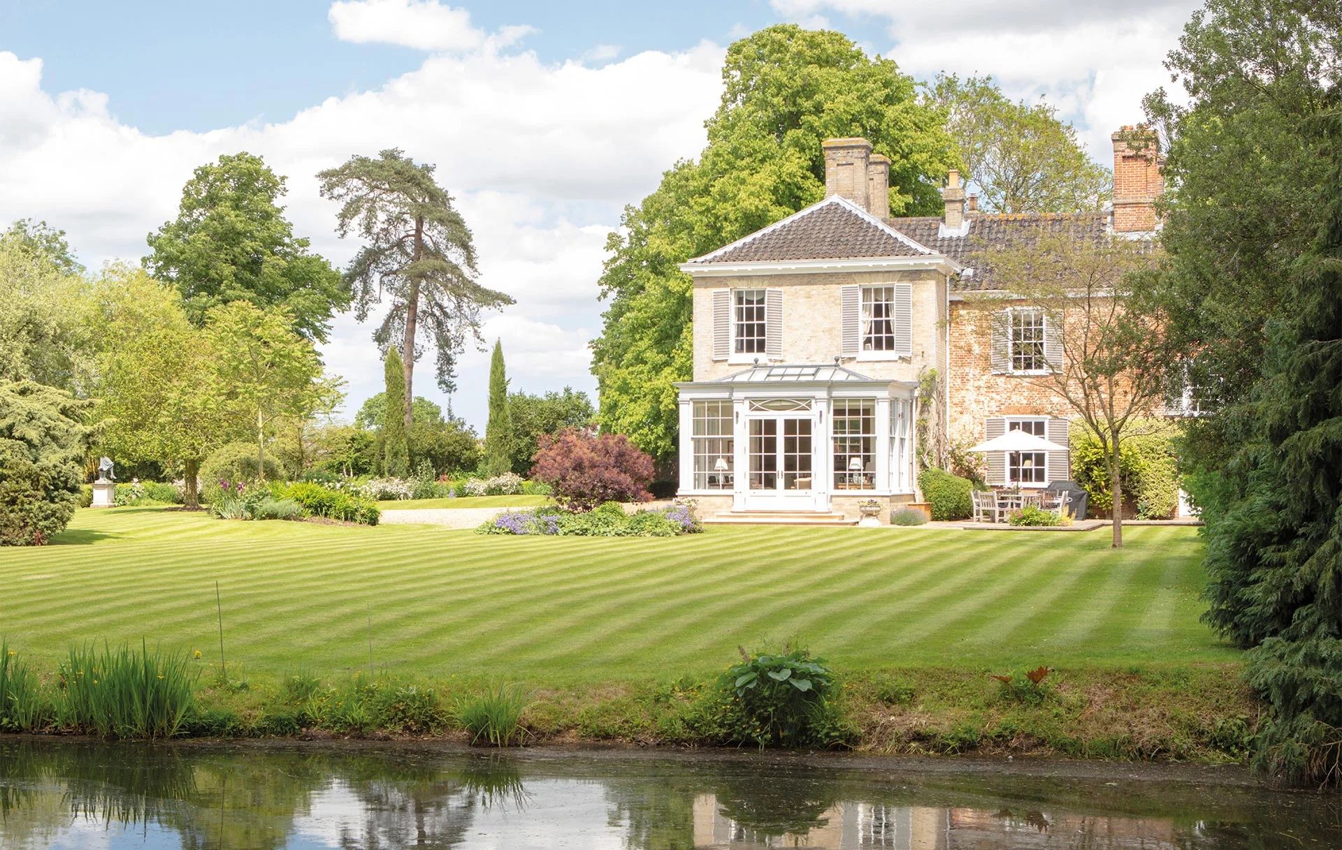 Luxury orangery on a beautiful Georgian country home