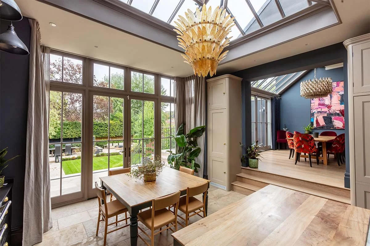 Multi structure orangery extension
