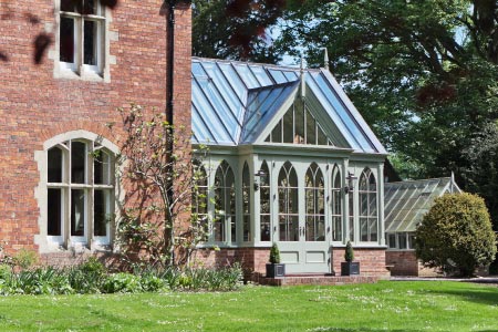 Victorian conservatory on an old rectory in Lincolnshire