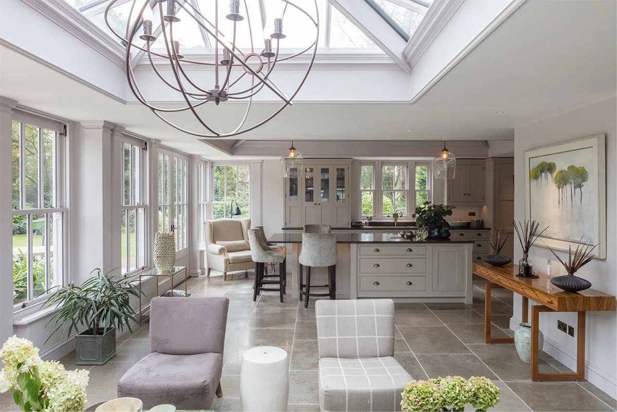 Kitchen orangery extension