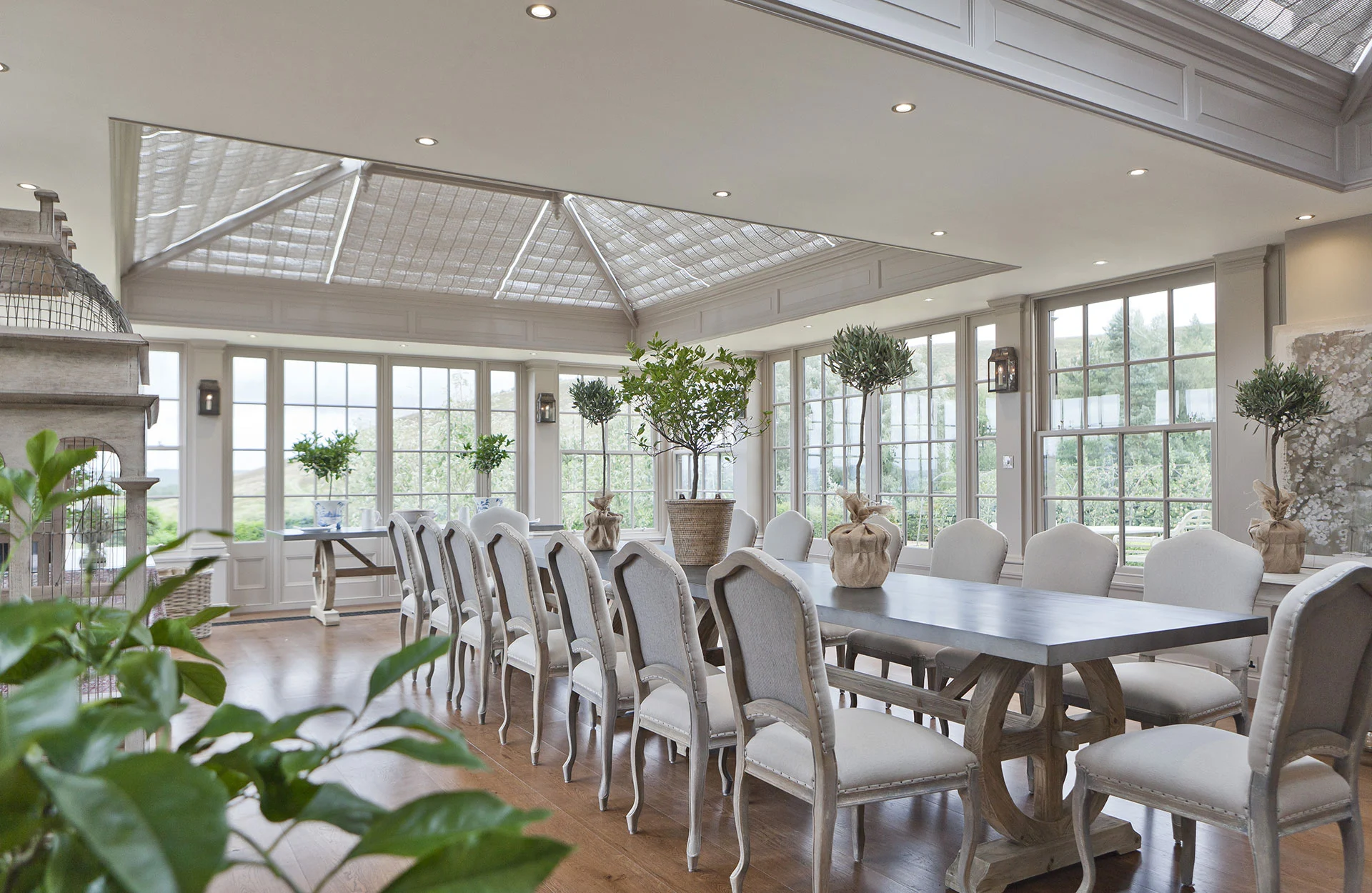 Open plan kitchen orangery extension