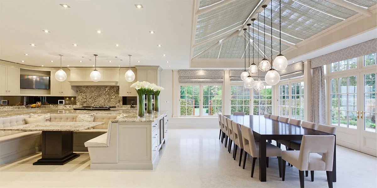 Orangery extension off an existing kitchen