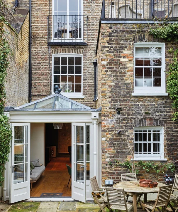 Orangery on a townhouse