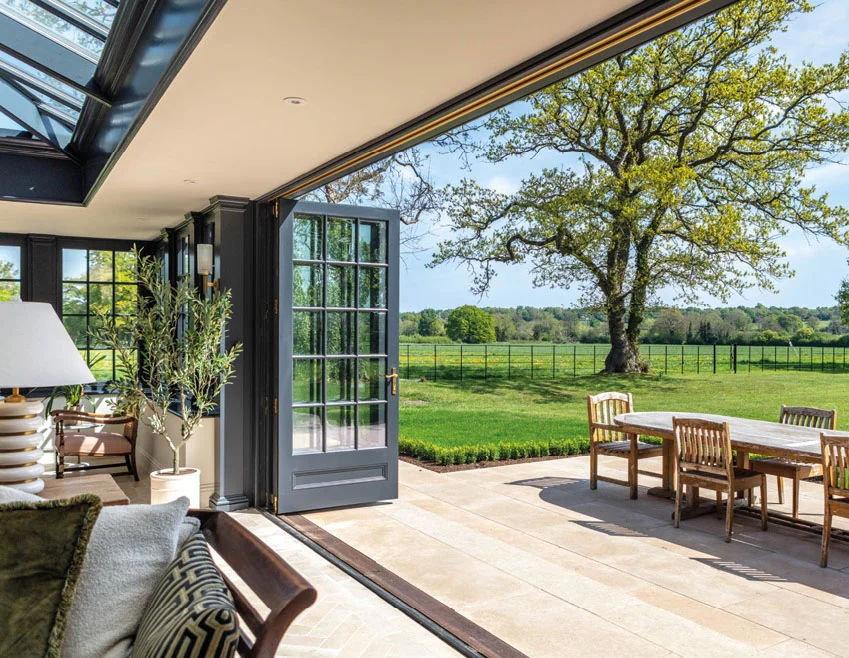 side extension to country home