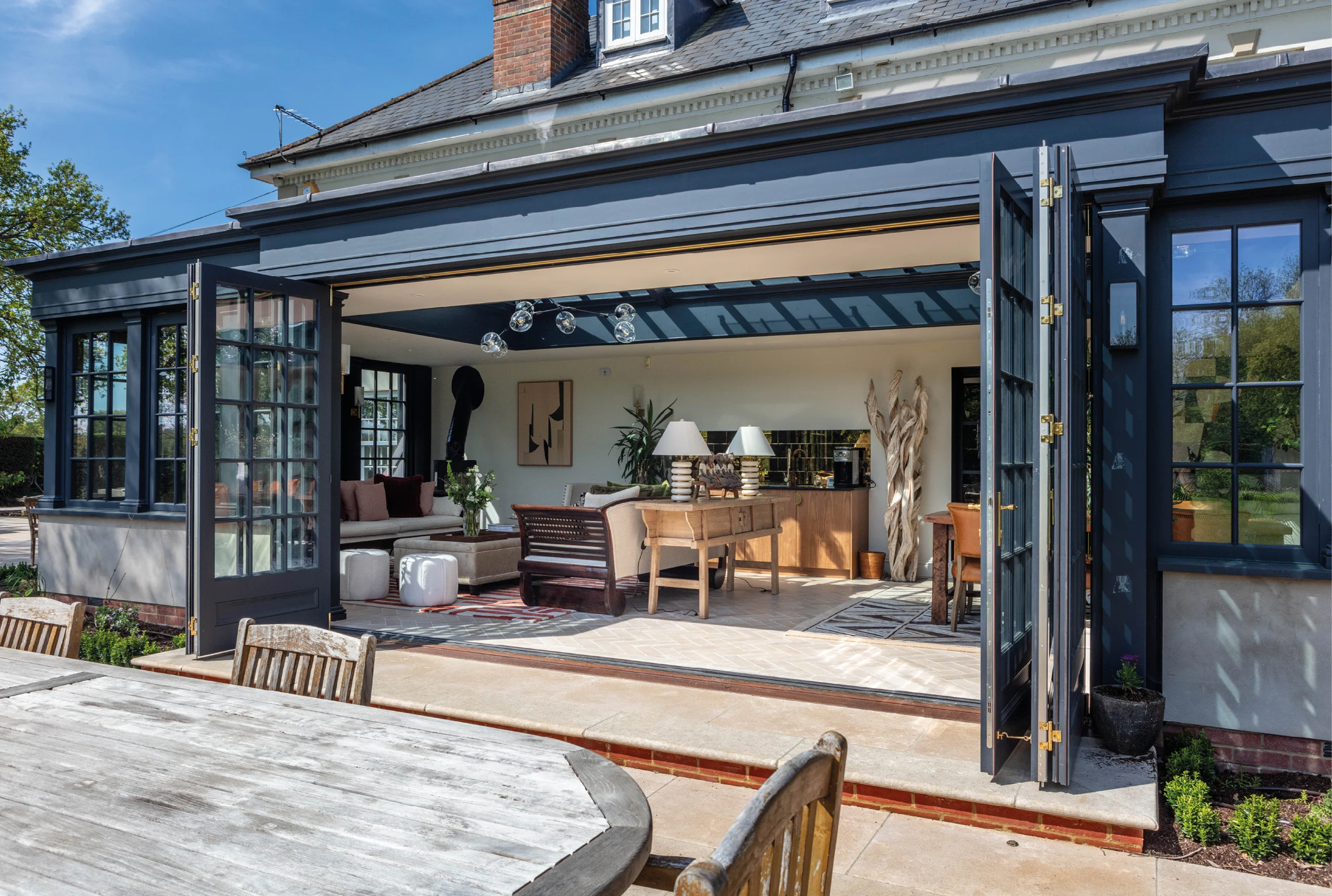 Luxury orangery on a beautiful Georgian country home