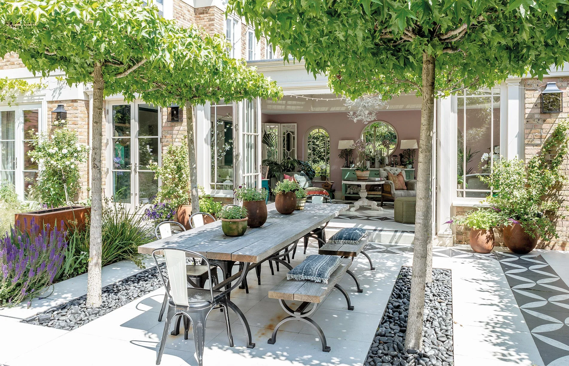 Orangery with outside living space