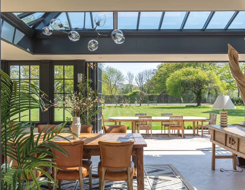 side extension to country home