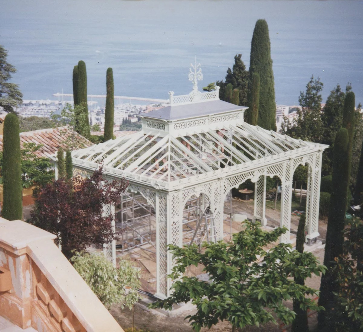 Orangery as an extension of the kitchen