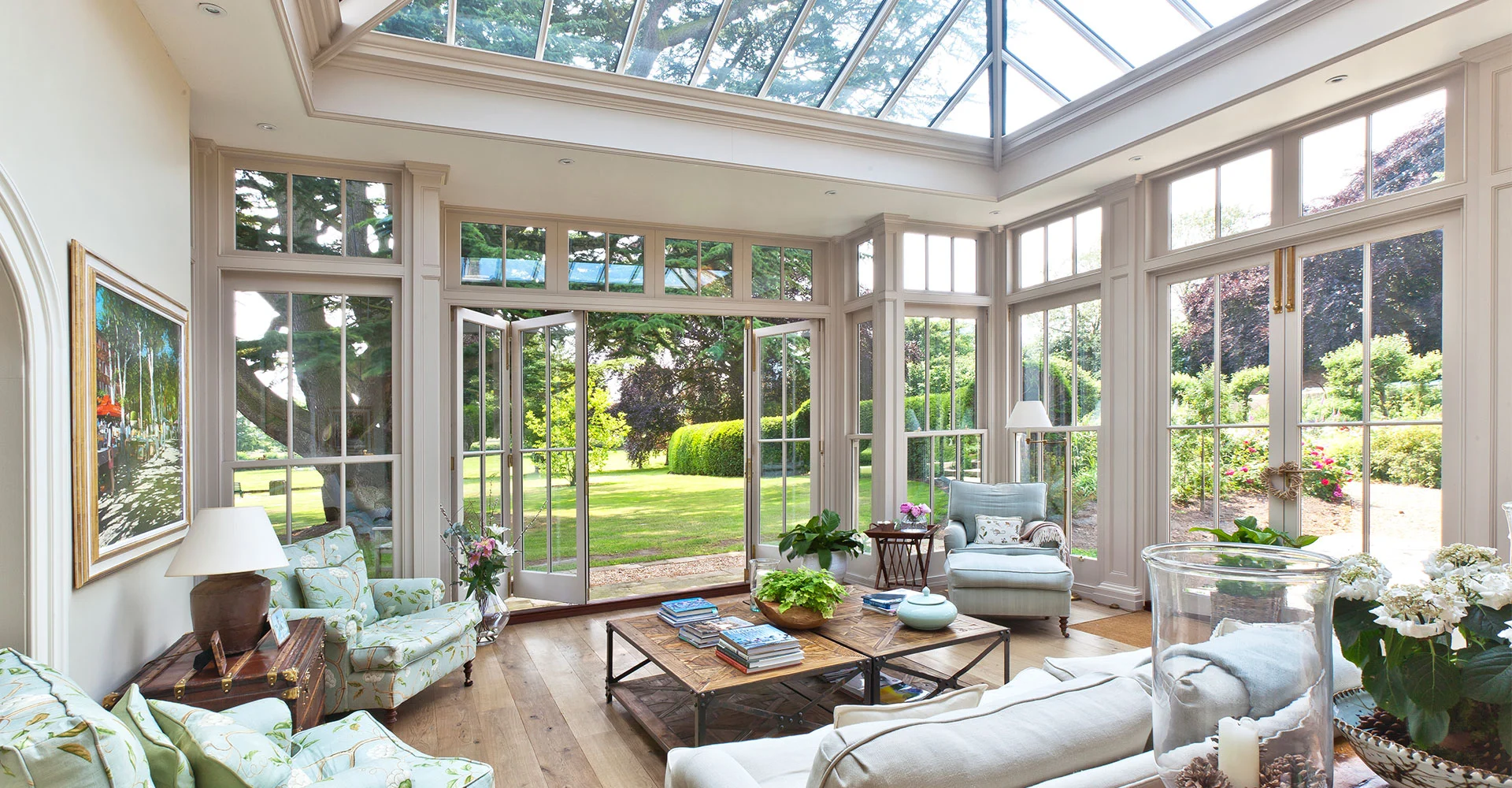 Orangery with bifold doors