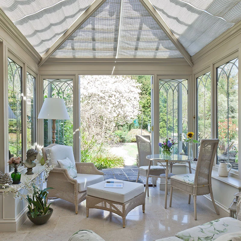 Small conservatory design interior