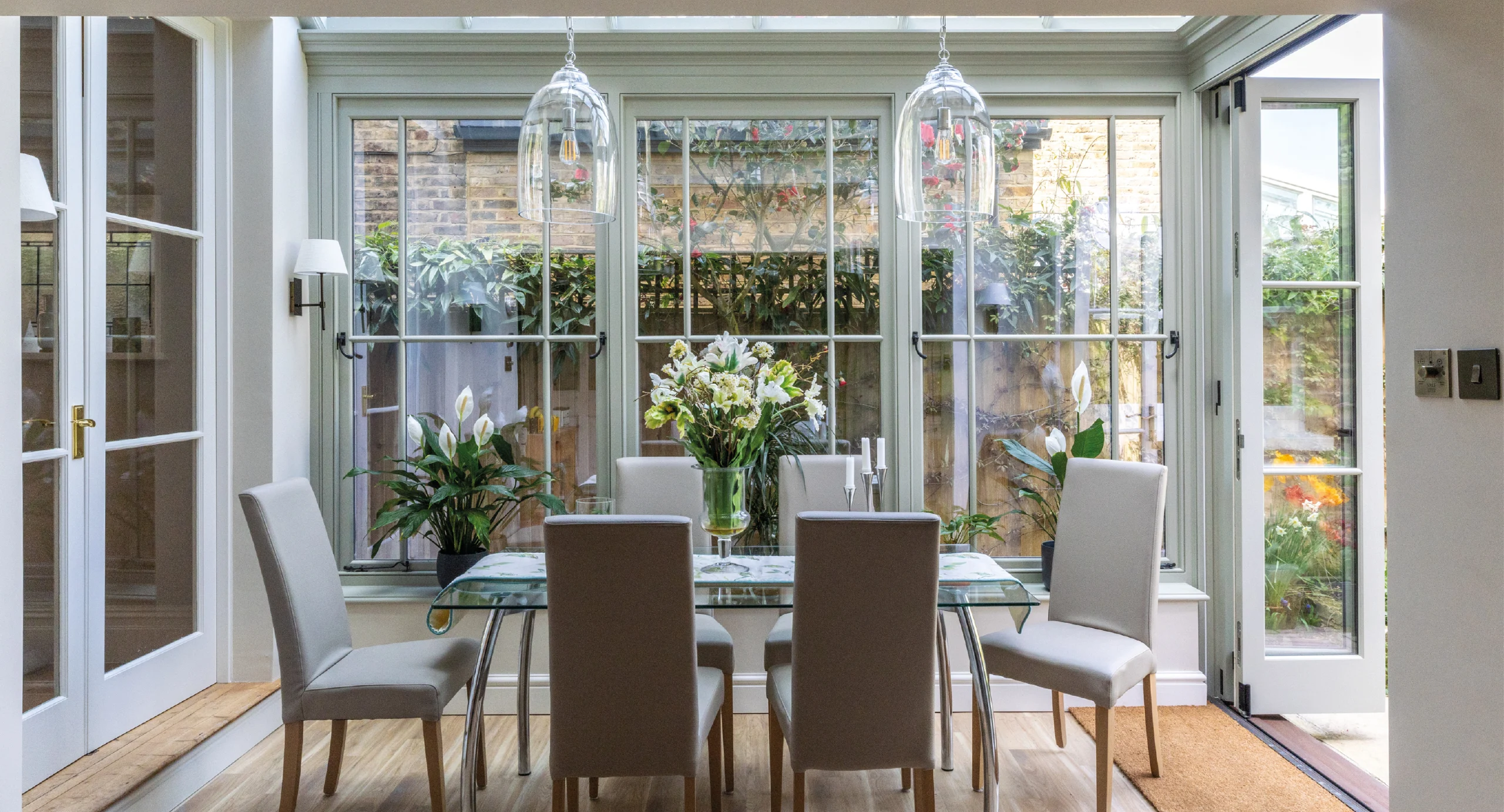 Interior scheme of orangery extension