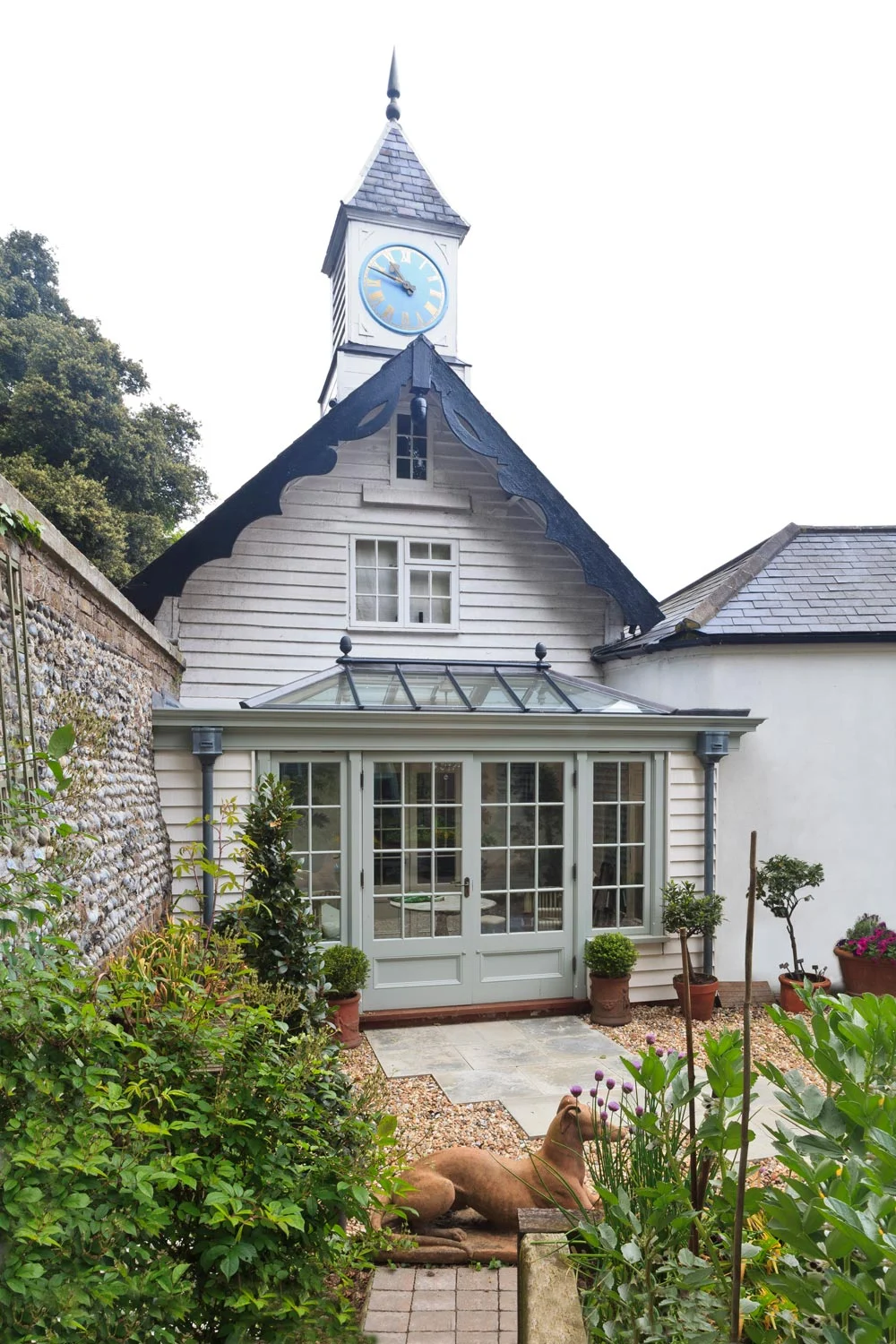 Example of a small garden orangery